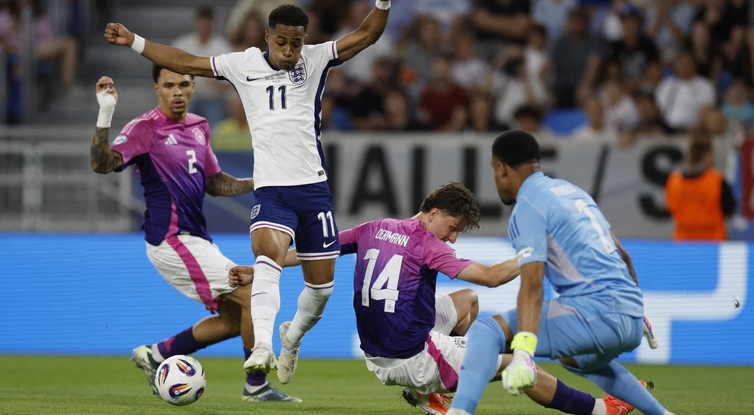 德国0-1负于英格兰，遭遇欧冠淘汰